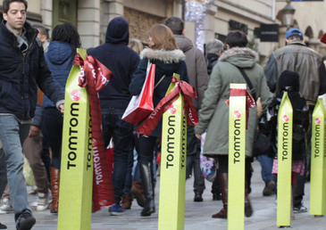 Avant Noël, TomTom met le paquet pour emballer Paris