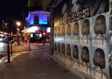 Acne défile à Beaubourg et dans Paris