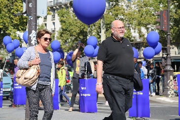 When the blue of the sky touches the earth