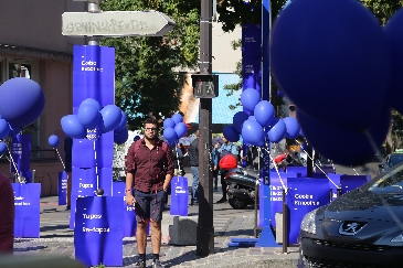 When the blue of the sky touches the earth