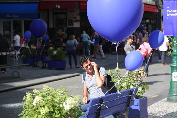 When the blue of the sky touches the earth