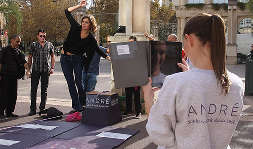 L'invitation à suivre la ligne d'André