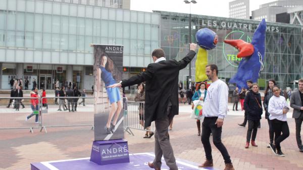 L'invitation à suivre la ligne d'André