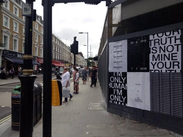 Balmain supports (RED) by creating a festival for Fashion Week 2019