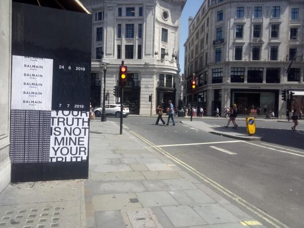 Balmain supports (RED) by creating a festival for Fashion Week 2019