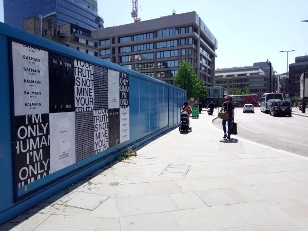 Balmain supports (RED) by creating a festival for Fashion Week 2019