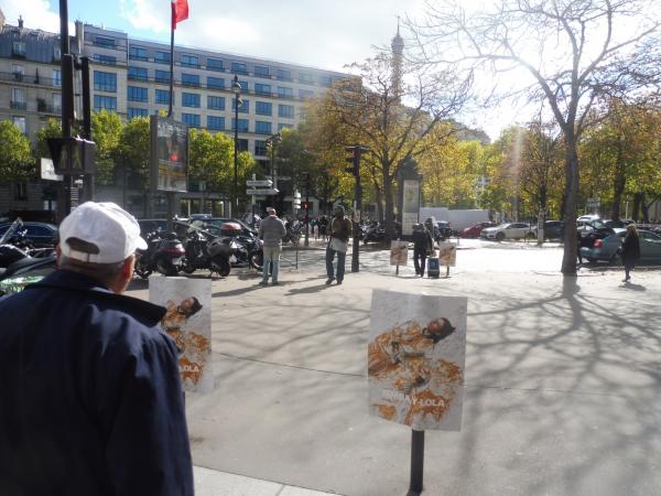 Un défilé d'affichage board