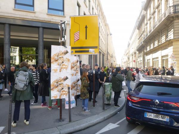 Un défilé d'affichage board