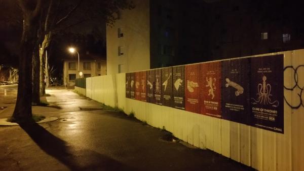 L'univers Game Of Thrones s'invite dans les rues