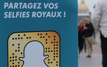 Versailles débarque dans vos filtres Snapchat