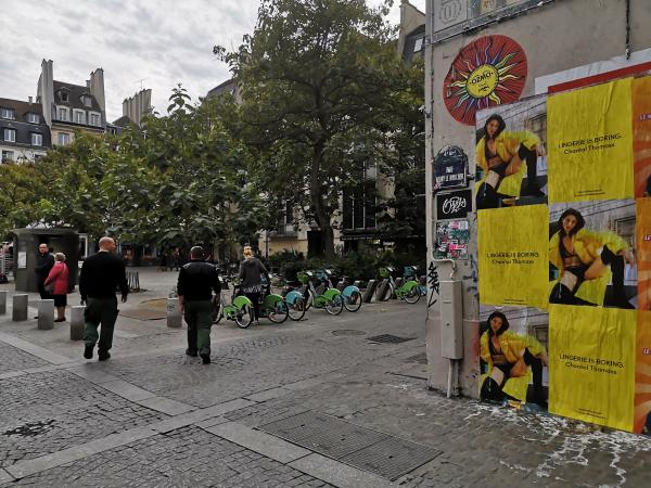 Open display for wild lingerie, by Chantal Thomass