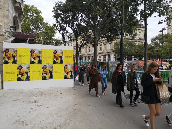 Open display for wild lingerie, by Chantal Thomass