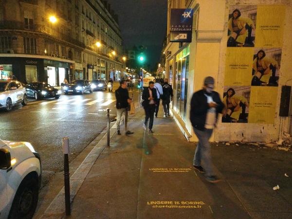 Open display for wild lingerie, by Chantal Thomass