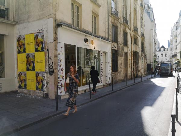 Open display for wild lingerie, by Chantal Thomass