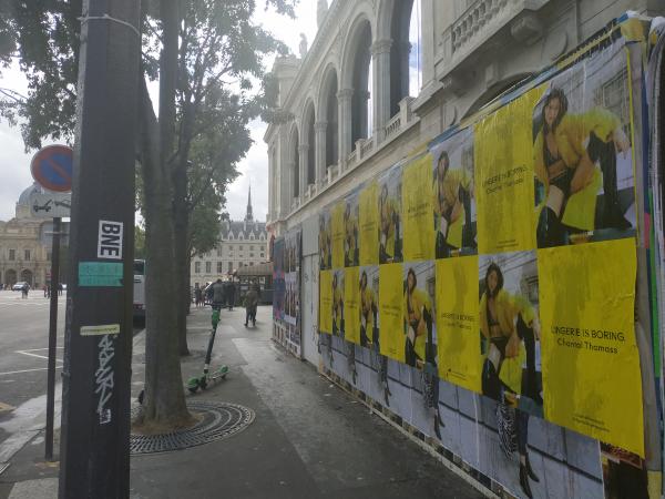 Open display for wild lingerie, by Chantal Thomass