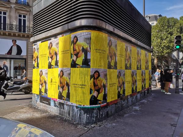 Open display for wild lingerie, by Chantal Thomass