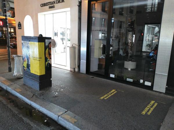 Open display for wild lingerie, by Chantal Thomass