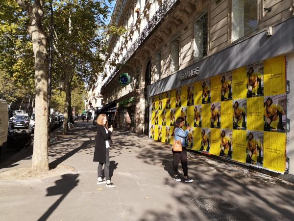 Open display for wild lingerie, by Chantal Thomass