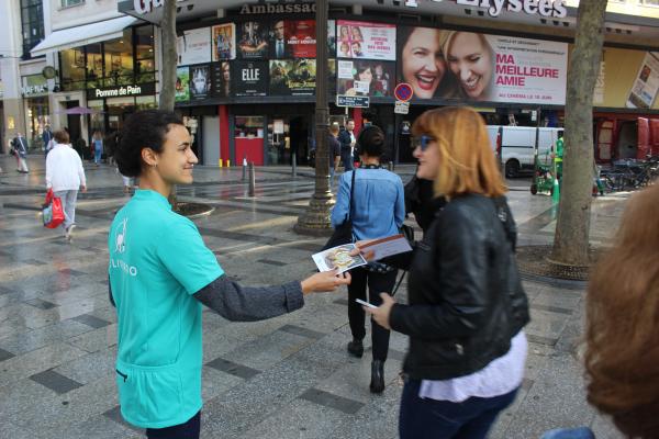 Deliveroo se fait livrer une campagne de Street Marketing