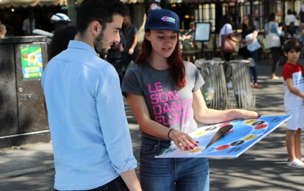 Twister géant, un jeu très fun!!!