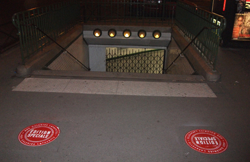 Les Galeries Lafayette font rougir les trottoirs du quartier Haussmann