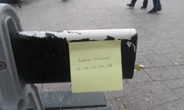 Louise Wimmer 's mobile phone number! 