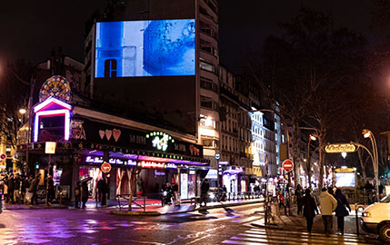 Une projection qui hydrate Paris
