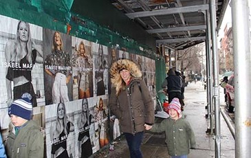 Une campagne d’affichage sauvage au service d’une présence remarquée