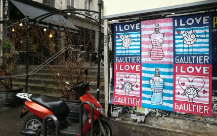 André shows his love for Gaultier