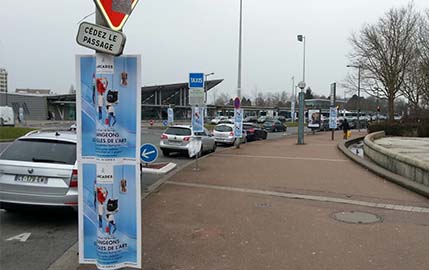 l’art urbain envahit le centre commercial Arcades à Noisy le Grand