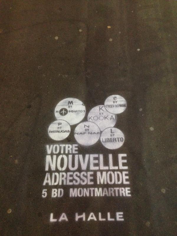 La Halle marque le bd Montmartre de son empreinte