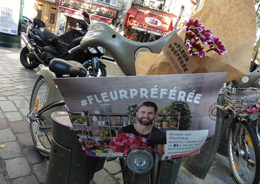 La Joie des Fleurs nous fait la cours dans la rue !