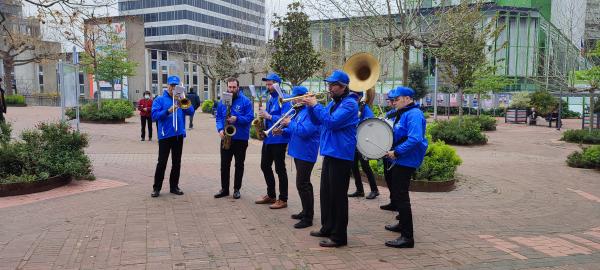 Celebrating the opening of the extension