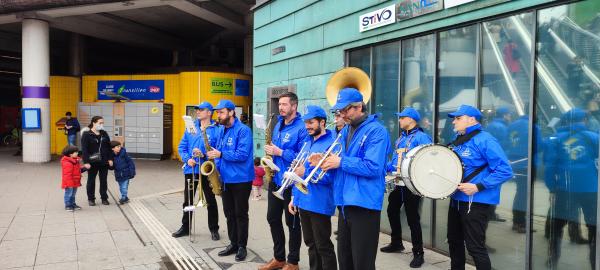 Celebrating the opening of the extension