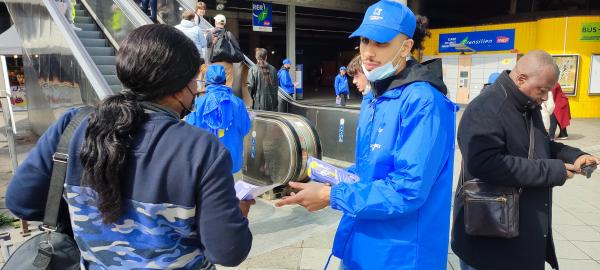 Celebrating the opening of the extension