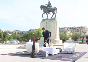 Un aspirateur à public