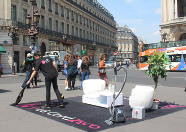Un aspirateur à public