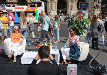 Un aspirateur à public