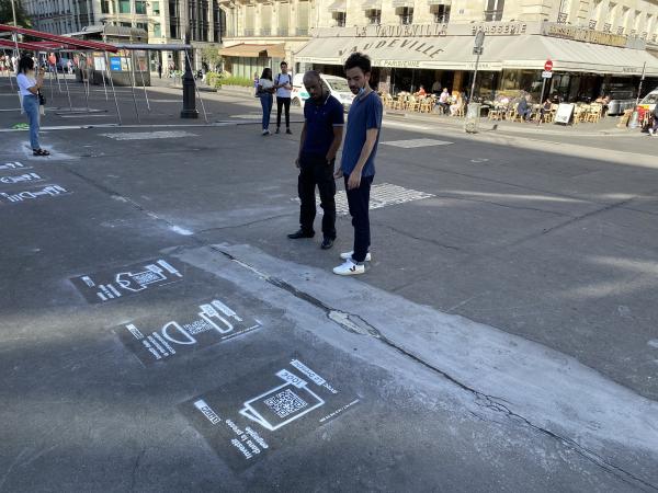 Make way for other finance... on the Place de la Bourse