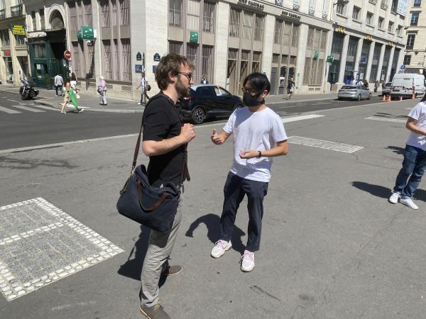 Make way for other finance... on the Place de la Bourse