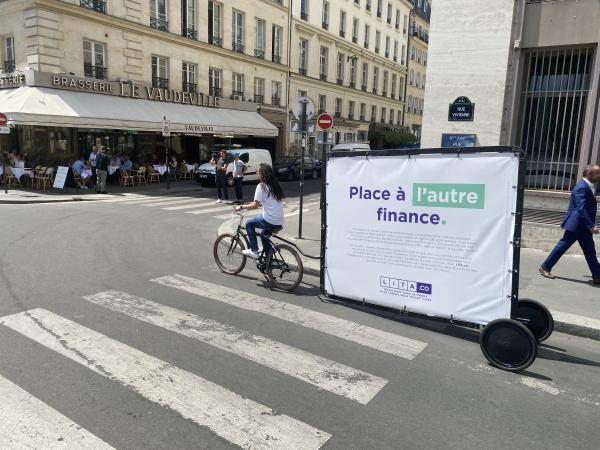Make way for other finance... on the Place de la Bourse