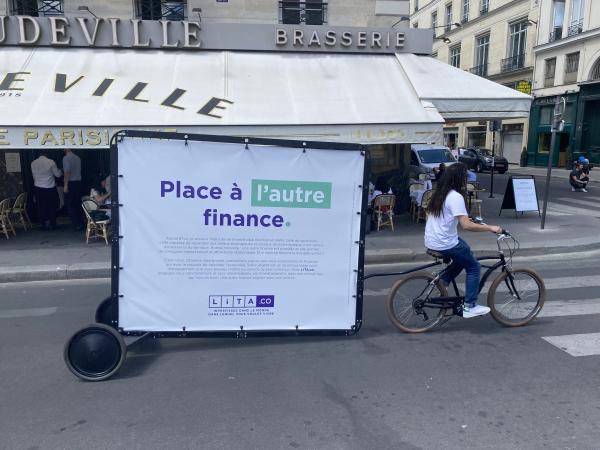 Make way for other finance... on the Place de la Bourse