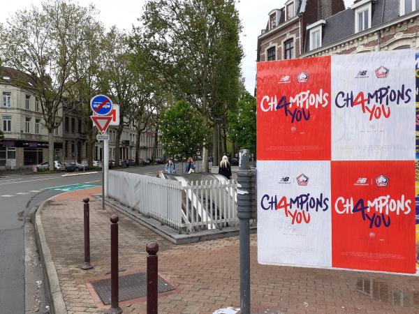 The French champions are on display