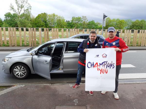 The French champions are on display