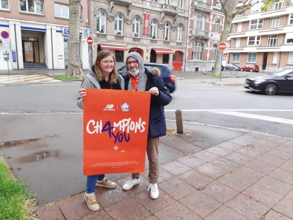 The French champions are on display