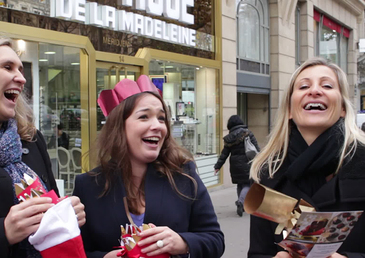 Marks & Spencer célèbrent les fêtes dans les rues de Paris