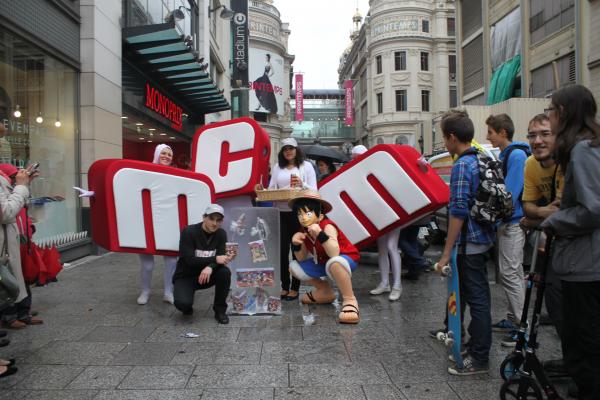 Le manga préféré des français en taille réelle dans Paris !