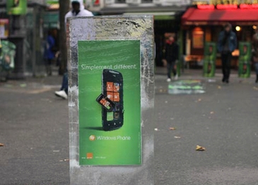 Les téléphones complètement givrés