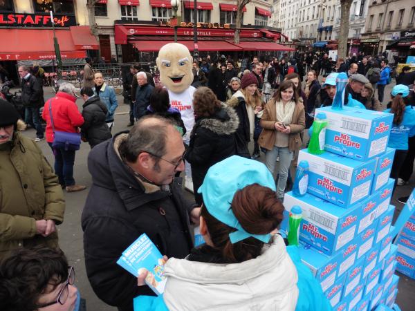 Un échantillonnage pyramidal pour Monsieur Propre