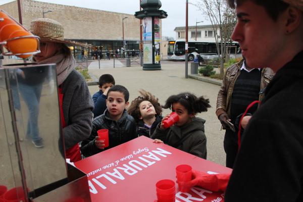 Naturalia adore la rue quand il s'agit de campagne événementiel
